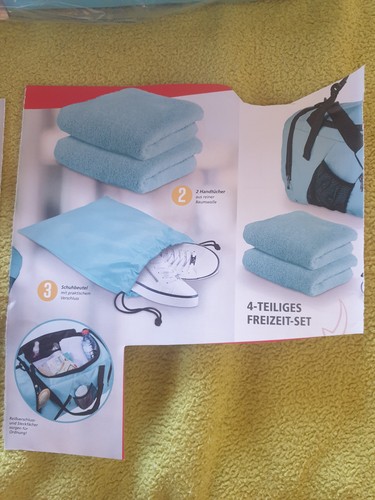 Sporttasche hellblau plus - sporttasche, in