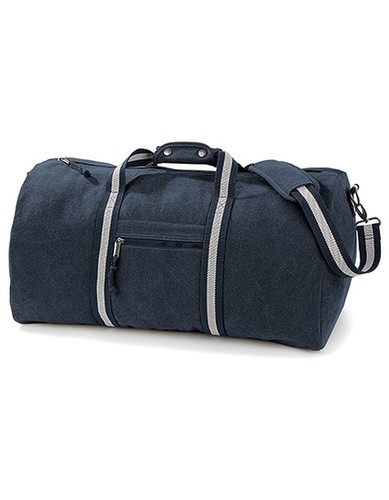 Vintage canvas reisetasche - canvas,